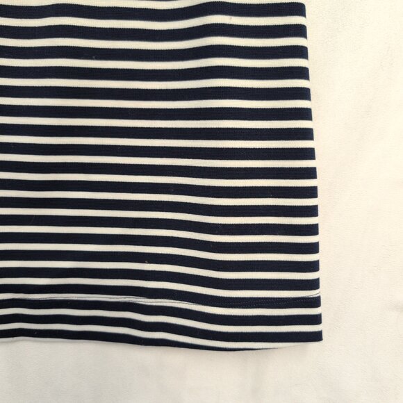 Draper James Navy White Striped Midi Dress Size XS - Picture 7 of 10